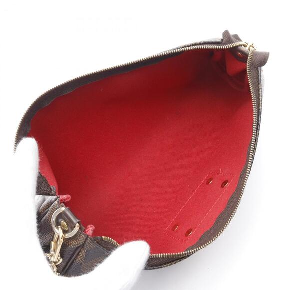 LOUIS VUITTON Authentic Brown Damier Leather Bag - Picture 4 of 10